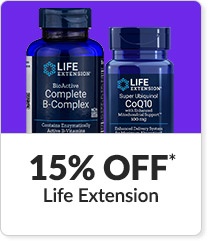 15% off* all Life Extension products