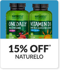 15% off* all NATURELO products