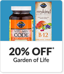 20% off* all Garden of Life products