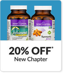 20% off* all New Chapter products