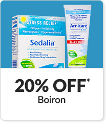 20% off* all Boiron products