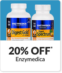 20% off* all Enzymedica products
