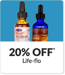 20% off* all Life-flo products