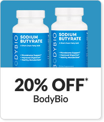 20% off* all BodyBio products