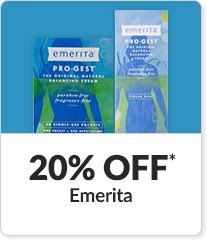 20% off* all Emerita products