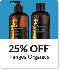 25% off* all Pangea Organics products