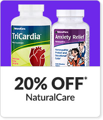 20% off* all NaturalCare products