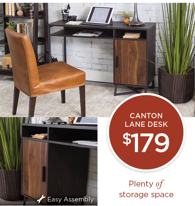 Canton Lane Desk for $179