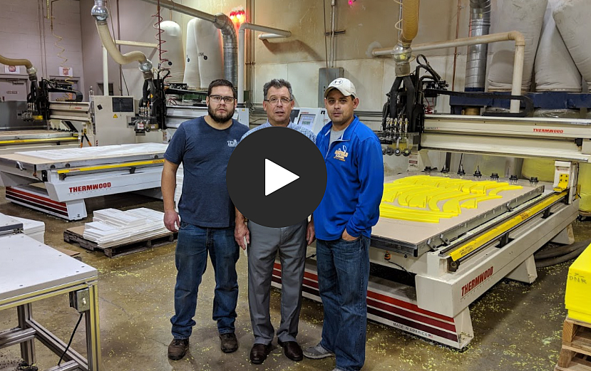 Traco Manufacturing on their eight Thermwood Model 45 CNC Routers