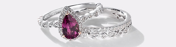 Neil Lane Studio Garnet Bridal Set