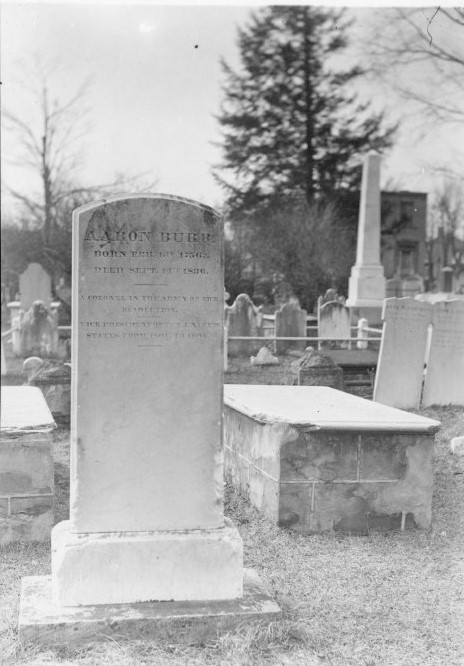Gravesite of Aaron Burr, Jr.