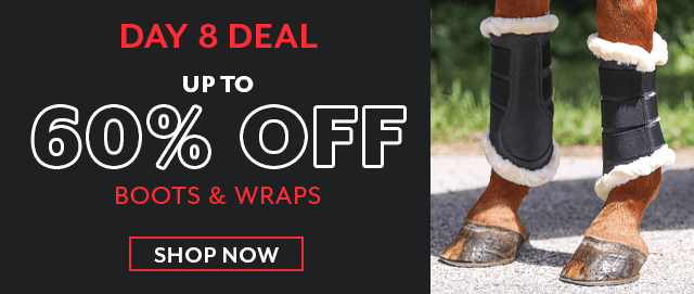 Countdown to Black Friday, Day 8: up to 60% off Boots & Wraps.