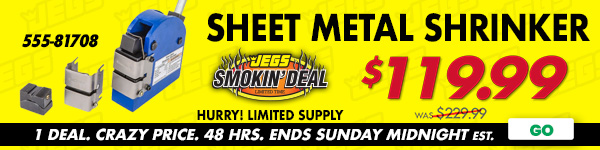 JEGS Smokin' Hot Deal - Sheet Metal Shrinker