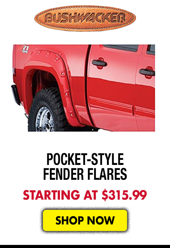 Bushwacker Pocket-Style Fender Flares - Starting at $315.99