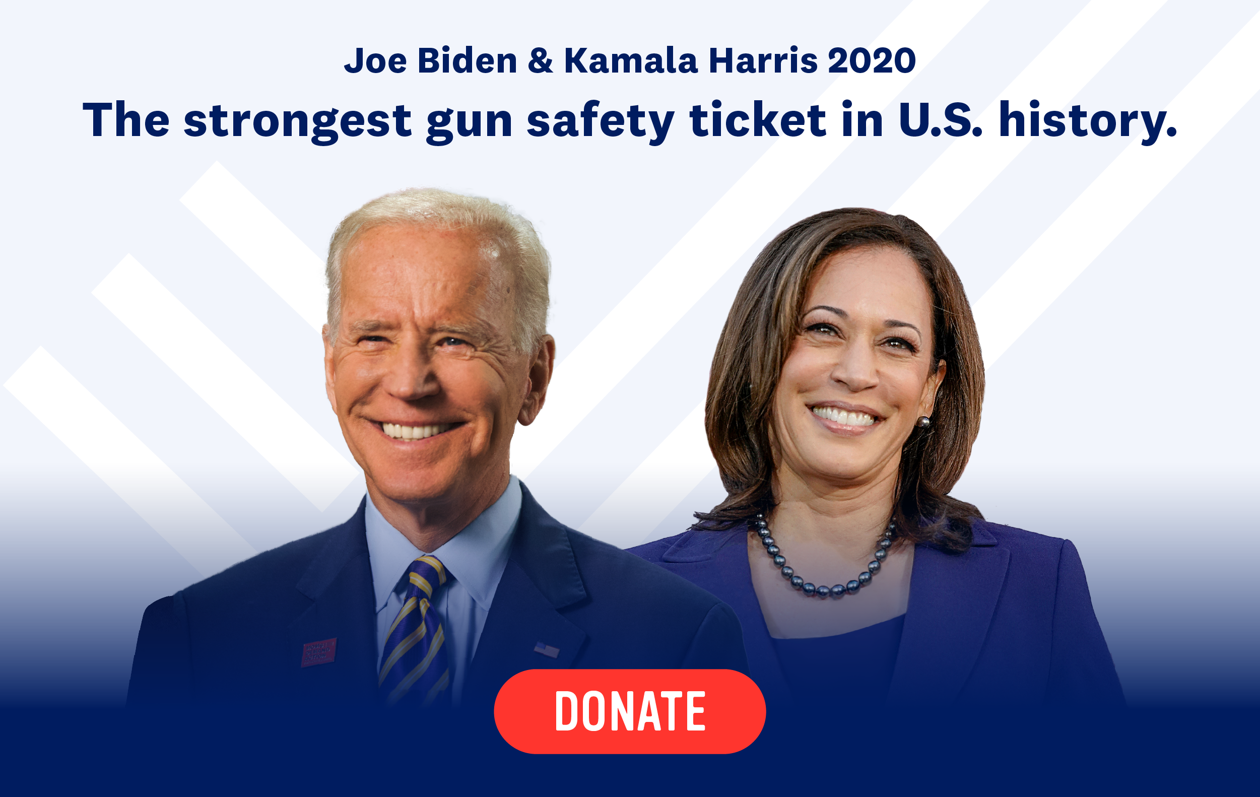 Joe Biden and Kamala Harris are the strongest gun safety ticket in U.S. history.