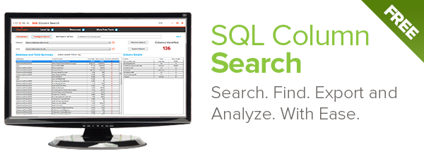 SQL Column Search: Search. Find. Export and Analyze. With Ease.