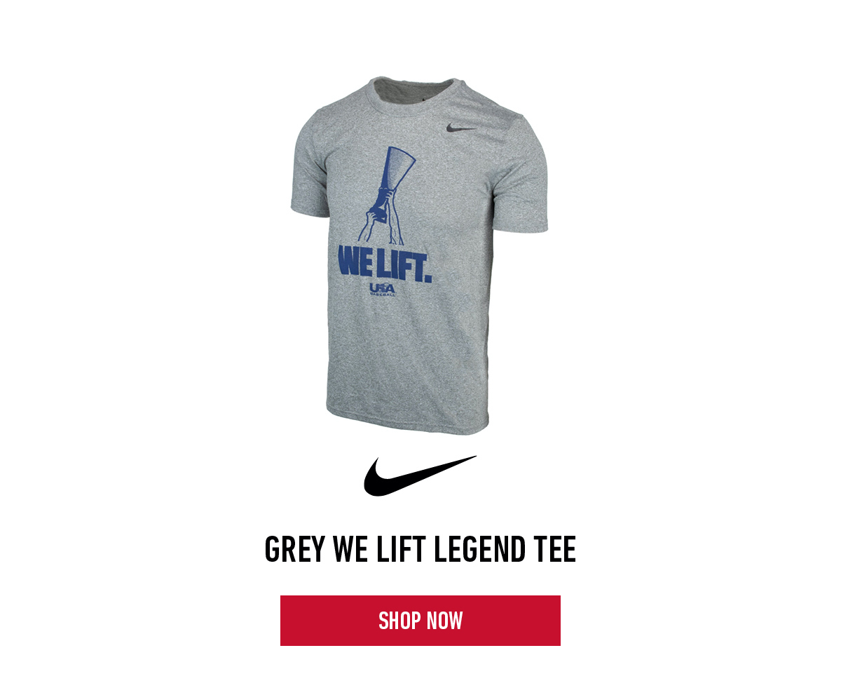 Nike Grey We Lift Legend Tee