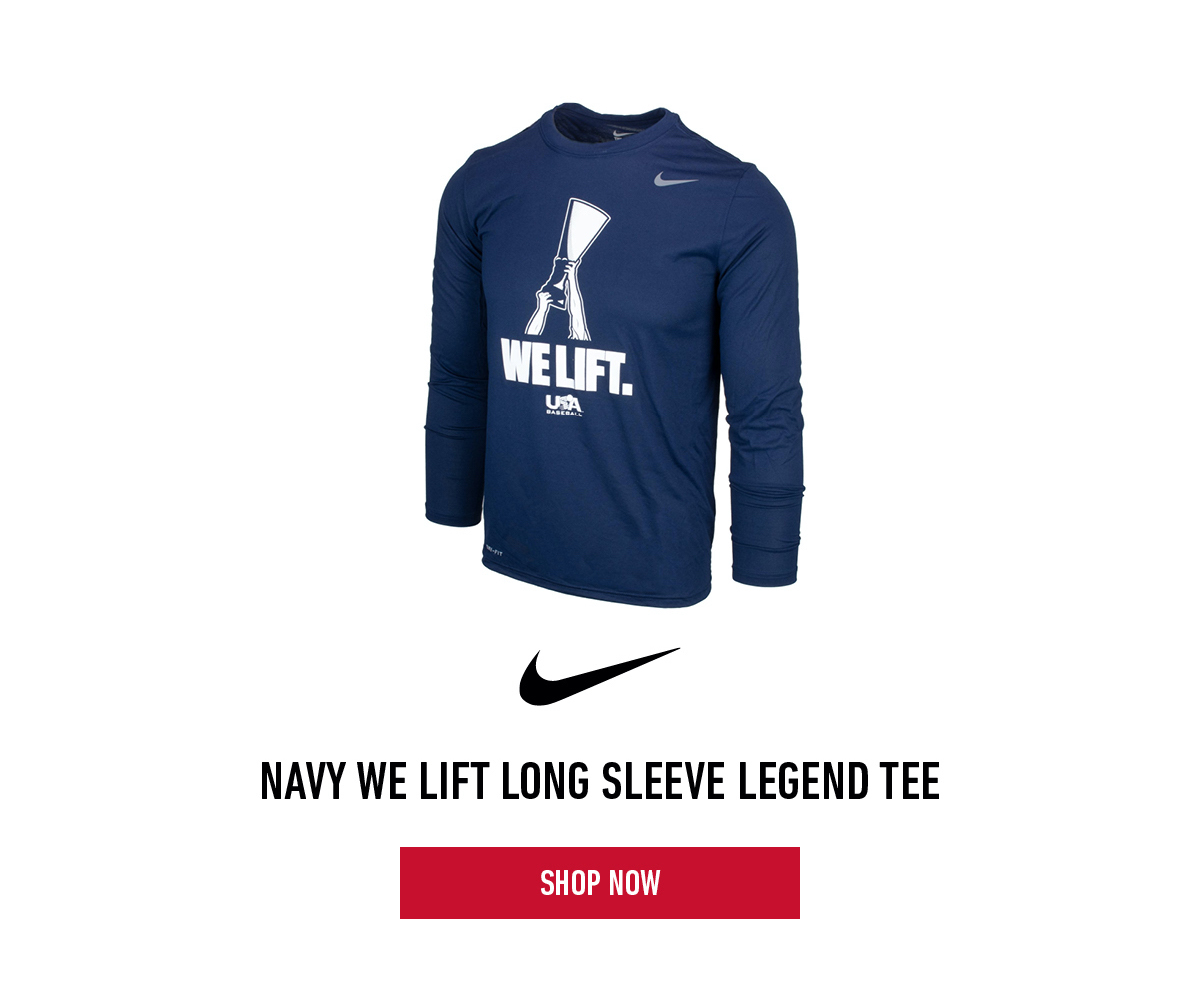 Nike Navy We Lift Long Sleeve Legend Tee