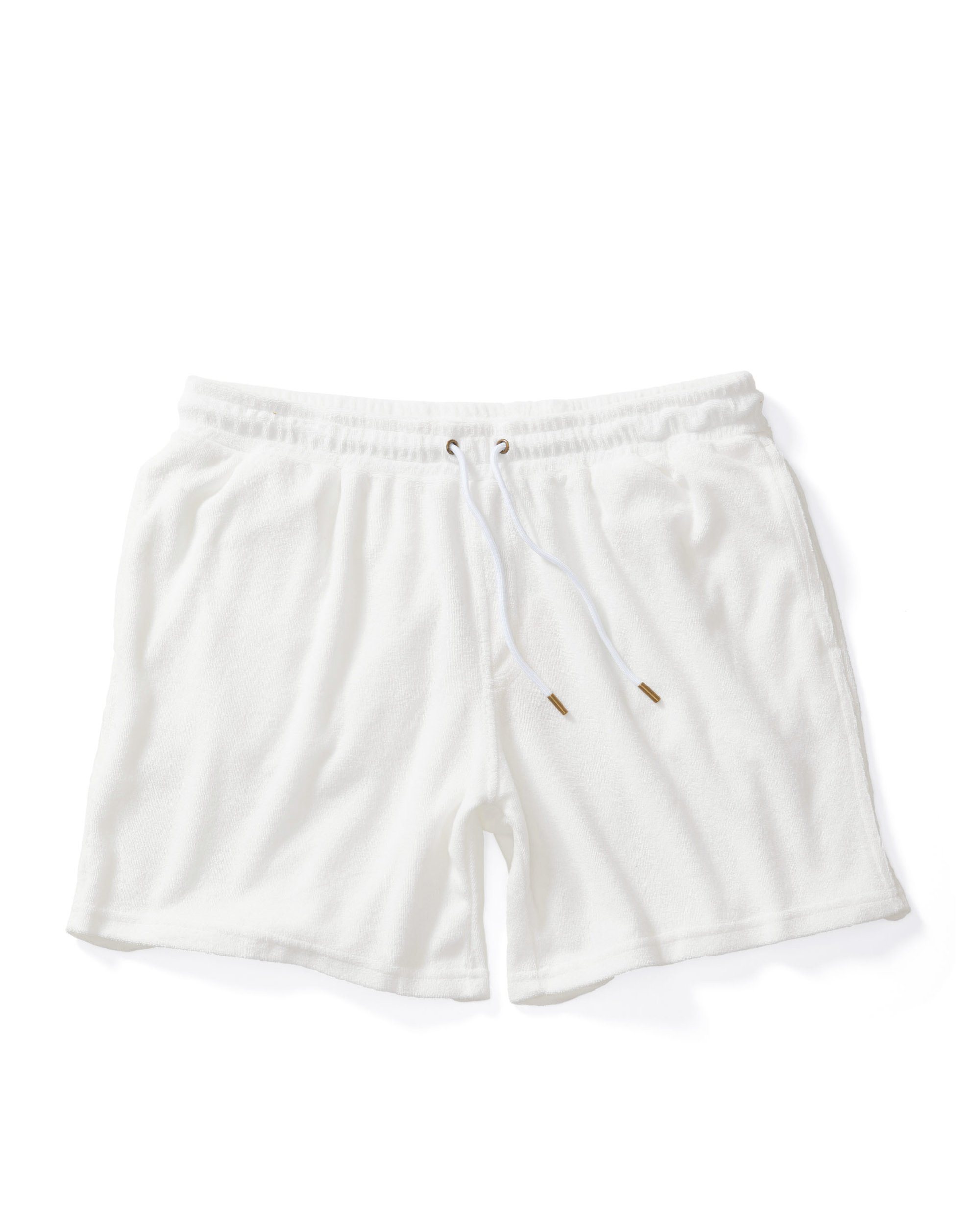 Image of The Tropez Terry Cloth Shorts - Vintage Ivory