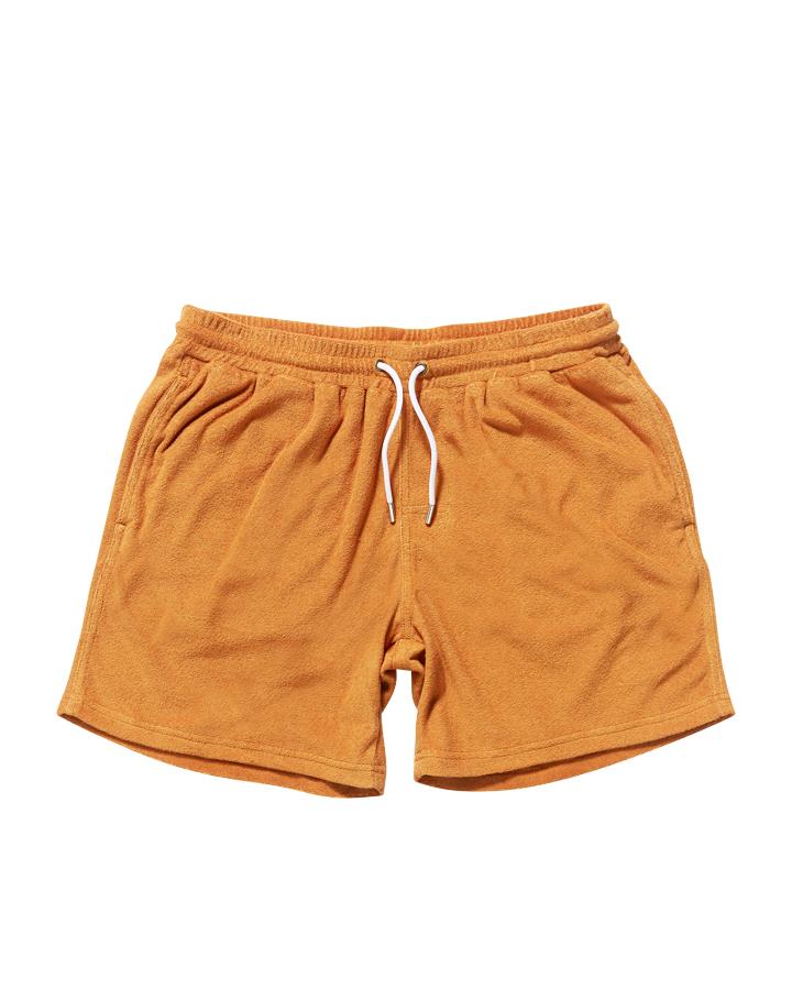 Image of The Tropez Terry Cloth Shorts - Burnt Sienna
