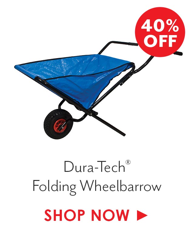 Dura-Tech? Folding Wheelbarrow