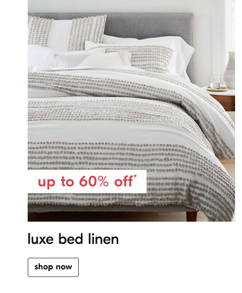 luxe bed linen