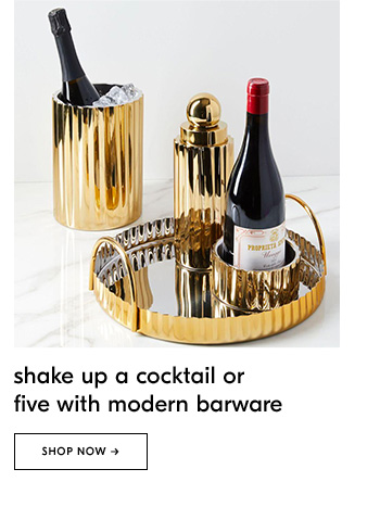 Shake up a cocktail or five with modern barware. Shop Now