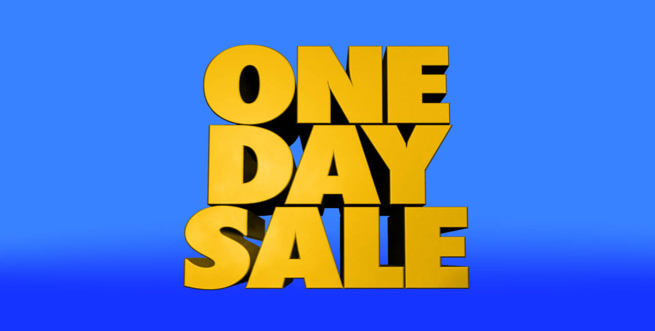 One day sale