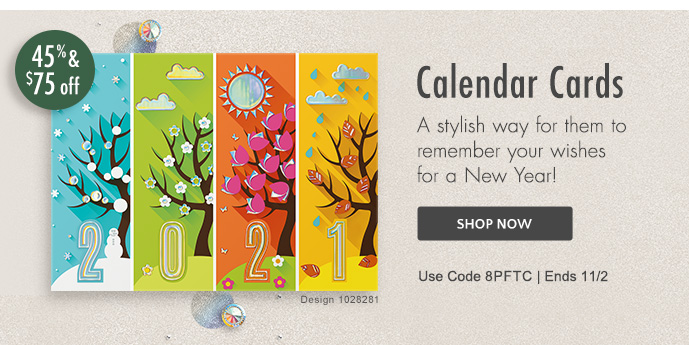 Shop Calendar Cards