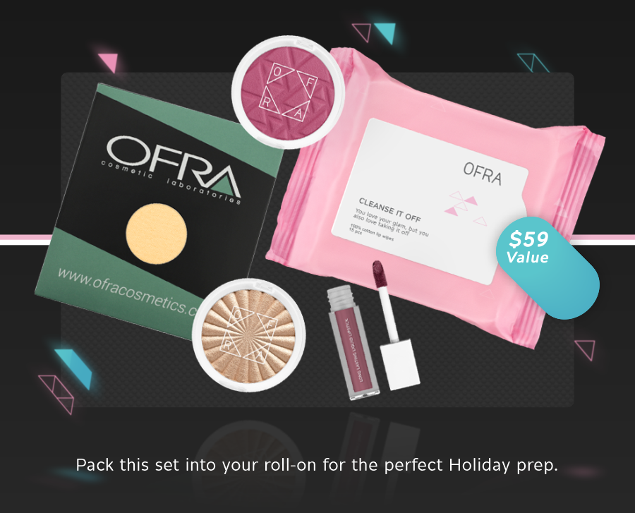 Pack this set into your roll-on for the perfect Holiday prep.