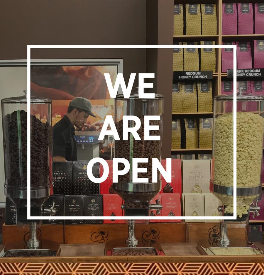 We are open