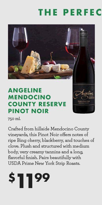 Angeline Mendocino County Reserve Pinot Noir - $11.99