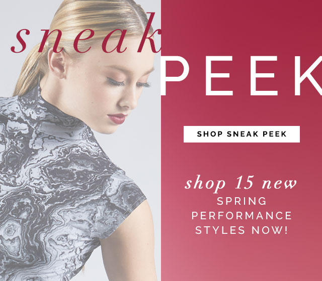 Sneak Peek: Shop 15
new spring performance styles now!