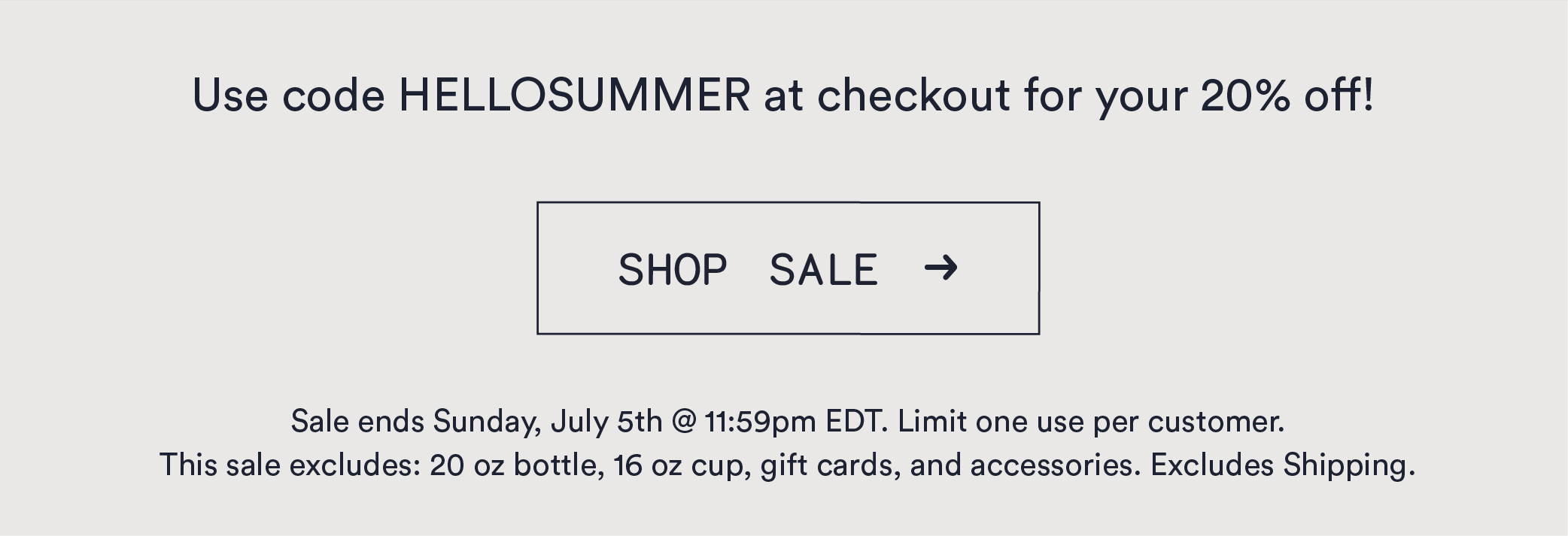 Shop Sale
