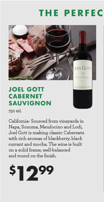 Joel Gott Cabernet Sauvignon - 750 ml - $12.99