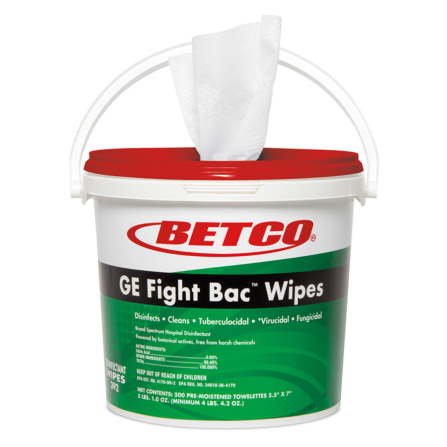 Betco GE Fight Bac Disinfecting Wipes
