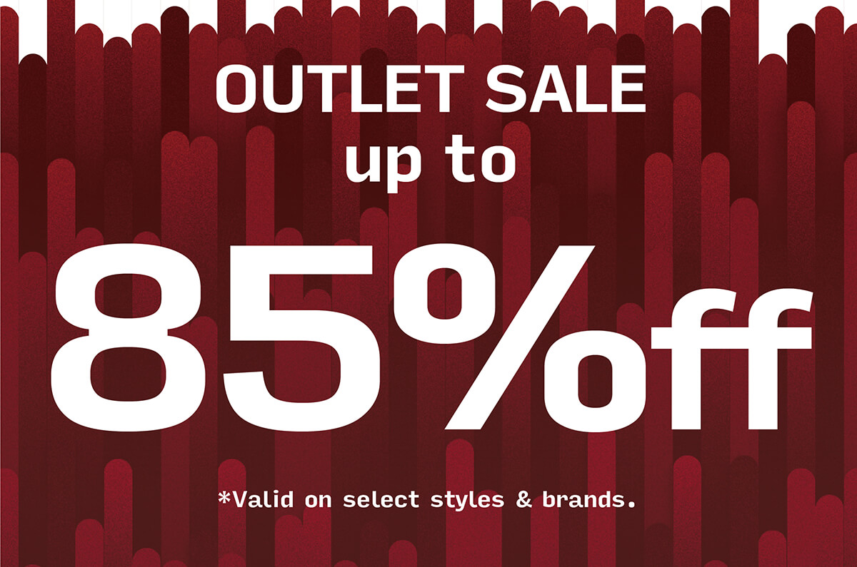 OUTLET - UP TO 85% OFF HUNDREDS OF ITEMS - SHOP SALE