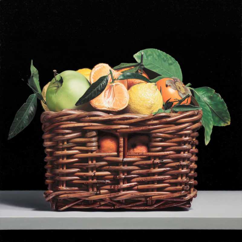 ''Fruitful  Intertwining'' oil on canvas, 60 x 60 cm