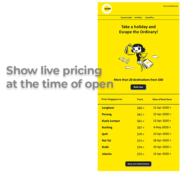 Live Pricing Example