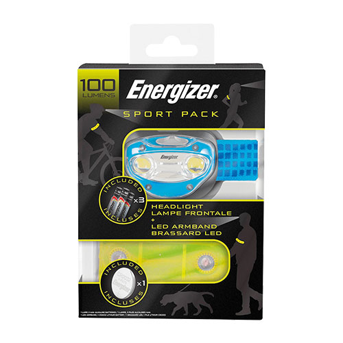 LED Headlight + Armband Gift Pack - Only ?10.99