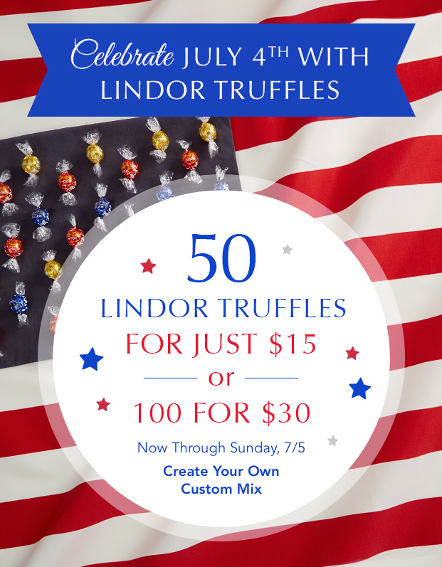 Celebrate July 4th With LINDOR Truffles