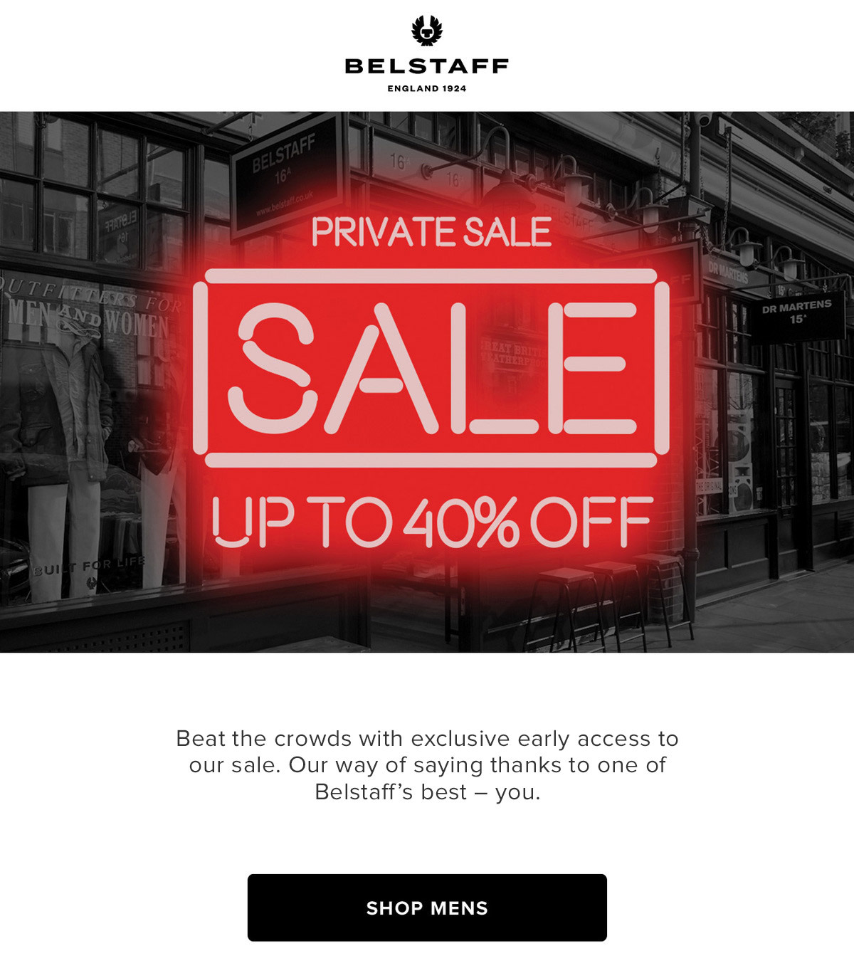 Private Sale - Up to 40% off