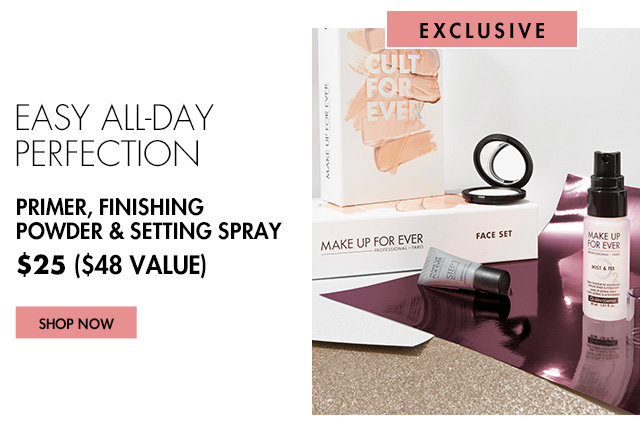 Easy all-day perfection with our Cult For Ever Face Set $25 ($48 value)
