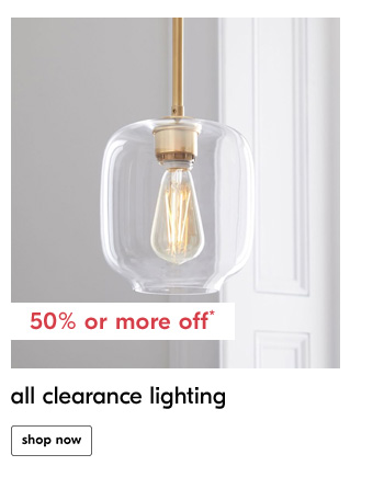 All Clearance Lighting - Shop Now