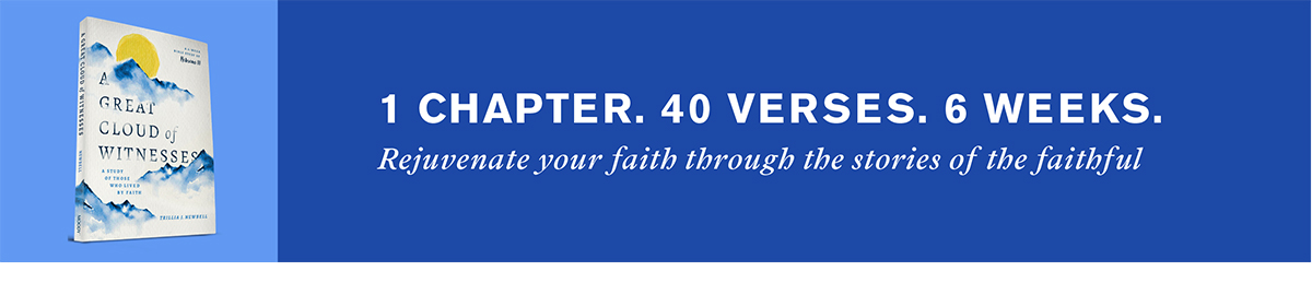 A Great Cloud of Witnesses - 1 Chapter. 40 Verses. 6 Weeks. Rejuvenate your faith through the stories of the faithful