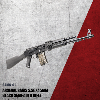 SAM5 5.56x45, with Side Rail, 5.56x45 caliber rifle, comes with a 20 round magazine