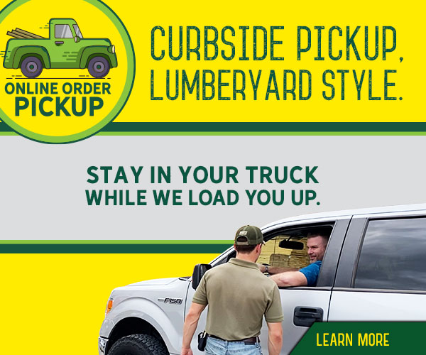 Curbside pickup, Lumberyard style