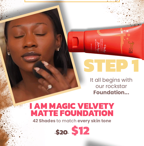 I Am Magic Velvety Matte Foundation - $20