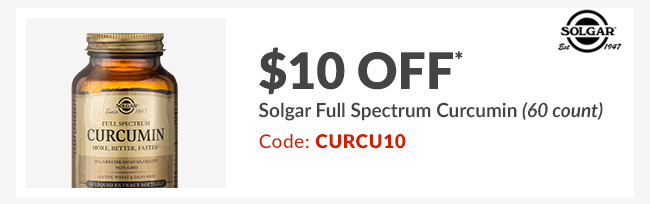 $10 off* Solgar Full Spectrum Curcumin (60 count) - Code: CURCU10