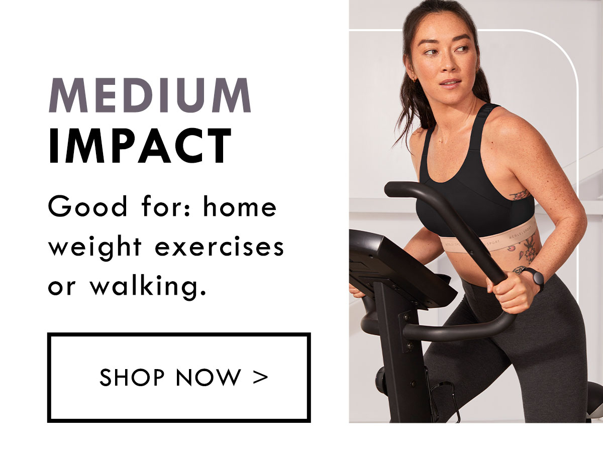 Medium impact. Good for: home weight exercises or walking. Shop now.